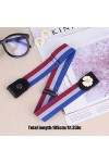 Clyhon 1Pcs Ceinture Femme Homme Ceinture sans Boucle Élastique Invisible Ceinture pour Pantalon Robe Ceinture Unisexe Réglab