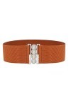 Liitata Ceinture large élastique vintage pour femme - Ceinture élastique - Ceinture extensible - Mode Cinch Ceinture réglable