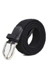 AnJuHoPa Ceinture Extensible Ceinture élastique Unisexe ceinture Tressée largeur 3,3 cm boucle de Ceinture Décontractée sans 
