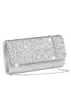 OSDUE Sac de Soirée Pochette, Pochette Enveloppe Sac de Soirée pour Femme, Sac à Main de Soirée Etincelant pour Soirée, Maria