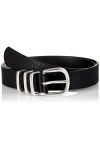 Pieces Pclea Jeans Belt Noos, Ceinture Femme, Noir Black Detail: Black W/silver , 110 Taille fabricant: 95 