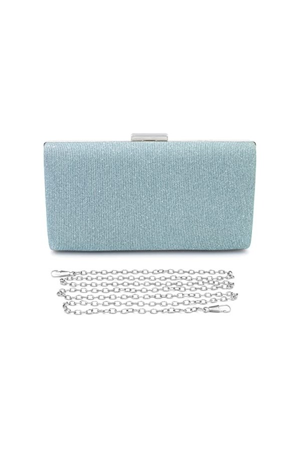 Colours & Beauty Pochette Champagne pour Soirée | Mini Sac à Main de Mariage | Bandouliere Femme | Élégant Bourse de Ceremoni