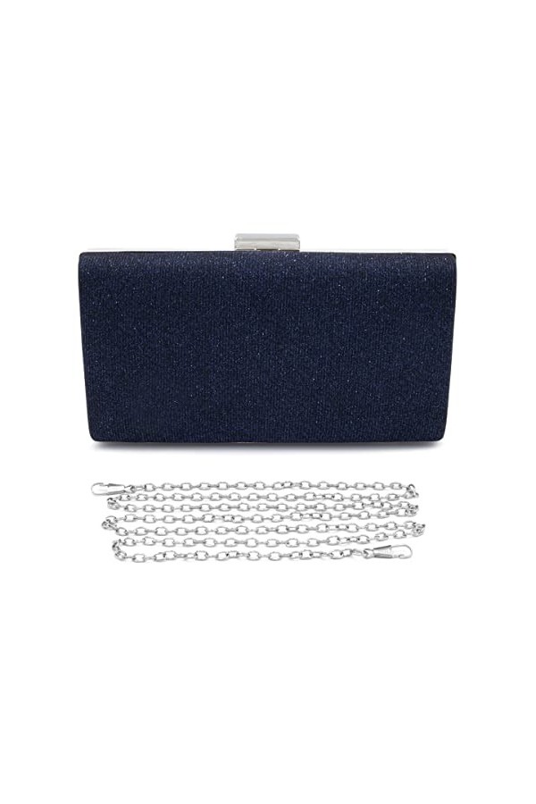 Colours & Beauty Pochette Champagne pour Soirée | Mini Sac à Main de Mariage | Bandouliere Femme | Élégant Bourse de Ceremoni