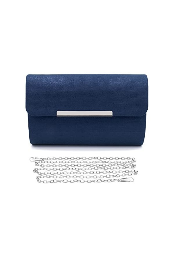 Colours & Beauty Pochette Champagne pour Soirée | Mini Sac à Main de Mariage | Bandouliere Femme | Élégant Bourse de Ceremoni