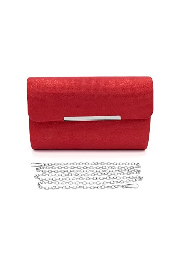 Colours & Beauty Pochette Champagne pour Soirée | Mini Sac à Main de Mariage | Bandouliere Femme | Élégant Bourse de Ceremoni