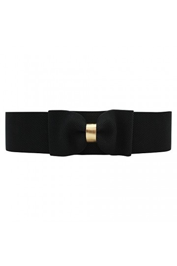 BlackButterfly 2.4 Pouces De Large Arc De Ceinture Élastique Ceinture Noir, L 