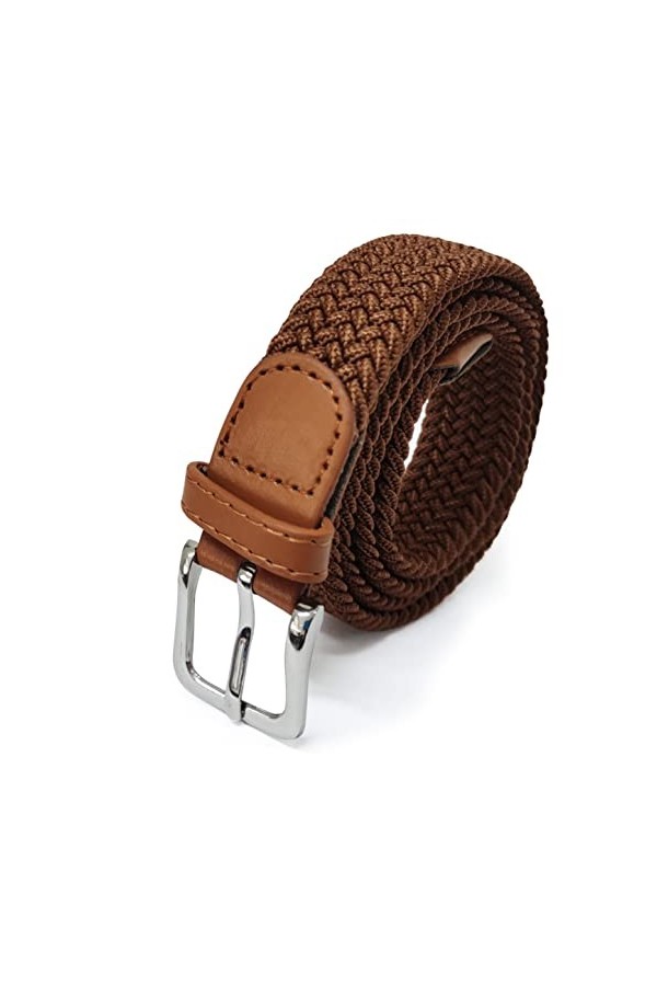 Glamexx24 Ceinture en tissu élastique pour femmes tressée 25mm Ceinture élastique Ceinture élastique Femme