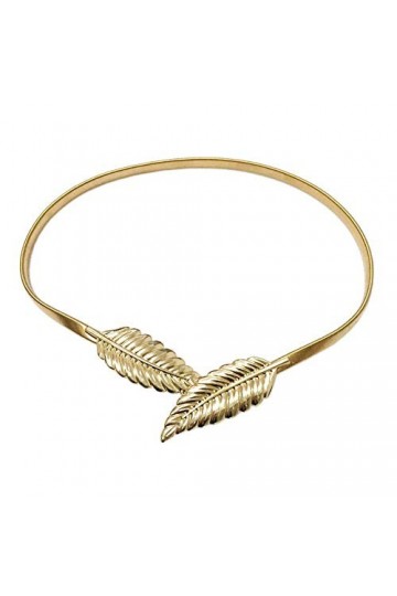 Binnan 2 Pièces Ceinture Robe Femme Ceinture Mode Elastique Elégante, Brillant Chaîne Tour de Taille Réglable