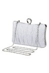 UBORSE Sac de Soirée Pochette Mariage en Paillettes Brillant Sac à Main Femme en Bandoulière Chaîne Démontable Superbe Cadeau