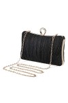 UBORSE Sac de Soirée Pochette Mariage en Paillettes Brillant Sac à Main Femme en Bandoulière Chaîne Démontable Superbe Cadeau