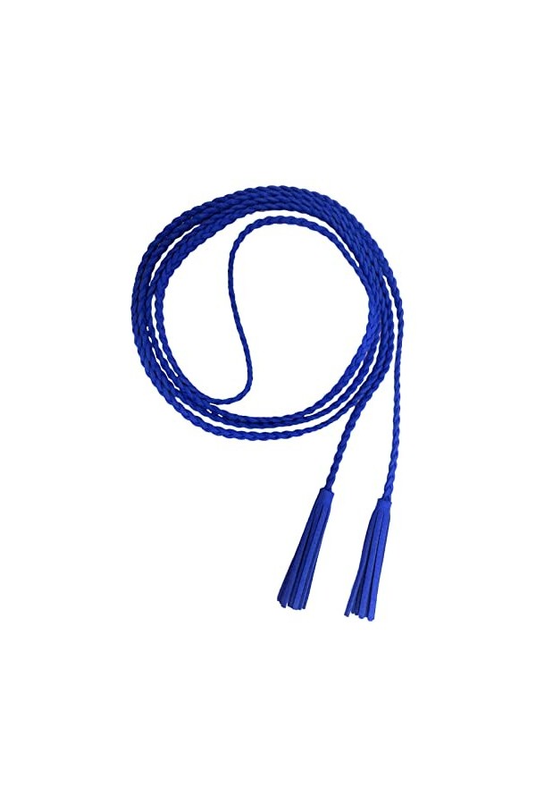 Nanxson Ceinture Fine pour Femme en Cuir Tressée avec Frange pour Robe Chemisier PDW0042 Taille unique, café 