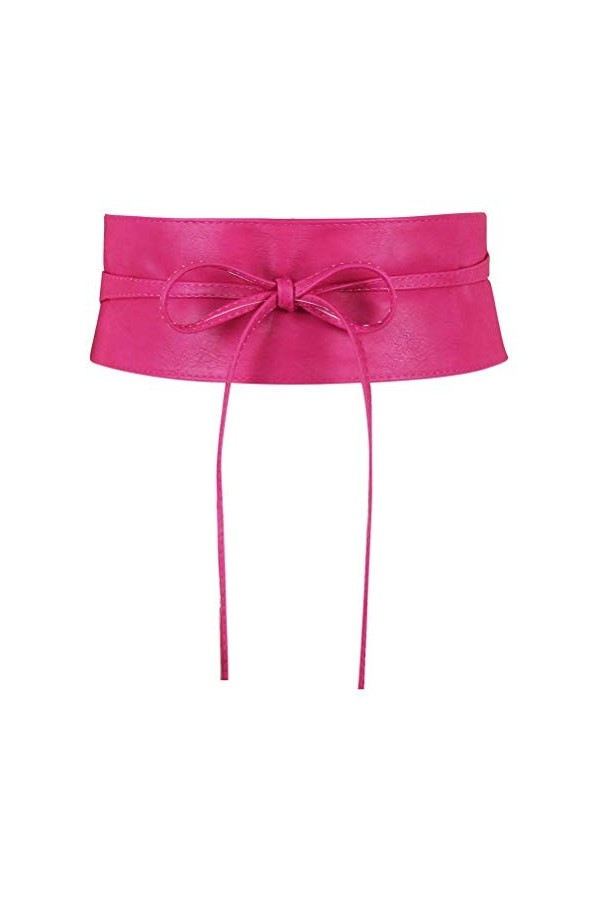 Frentree Ceinture femme, large ceinture portefeuille Obi avec laçage