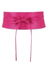 Frentree Ceinture femme, large ceinture portefeuille Obi avec laçage