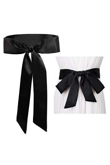 Vesaneae Ceintures femme Ceinture de mariée en Satin Classique Belt Ruban pour Les Femmes Occasion spéciale Robe 0 mois