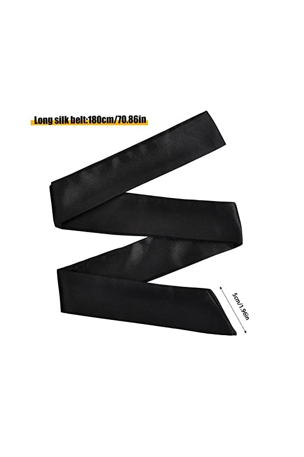 Vesaneae Ceintures femme Ceinture de mariée en Satin Classique Belt Ruban pour Les Femmes Occasion spéciale Robe 0 mois