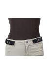 irisaa Ceinture sans boucle pour homme et femme - Ceinture élastique sans boucle - Ceinture invisible, Noir , taille unique