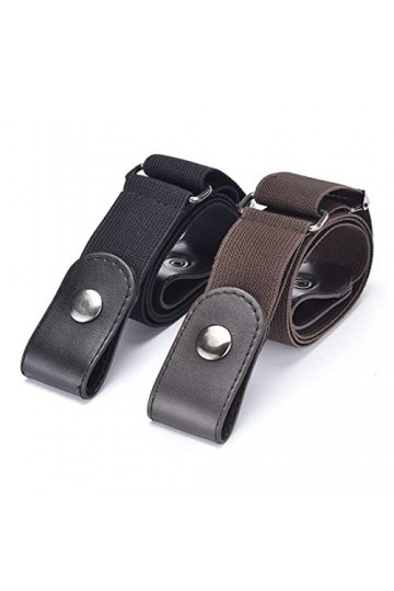 4 Pièces Ceintures Dames Hommes Ceintures Jeans Pantalons Robe Ceintures Ceintures Invisibles Élastiques Sans Boucle Ceinture