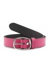Merry Style Ceinture en Cuir Véritable Femme D41 Rose, 90 cm Longueur totale 109 cm 