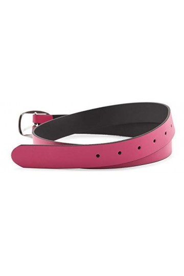 Merry Style Ceinture en Cuir Véritable Femme D41 Rose, 90 cm Longueur totale 109 cm 