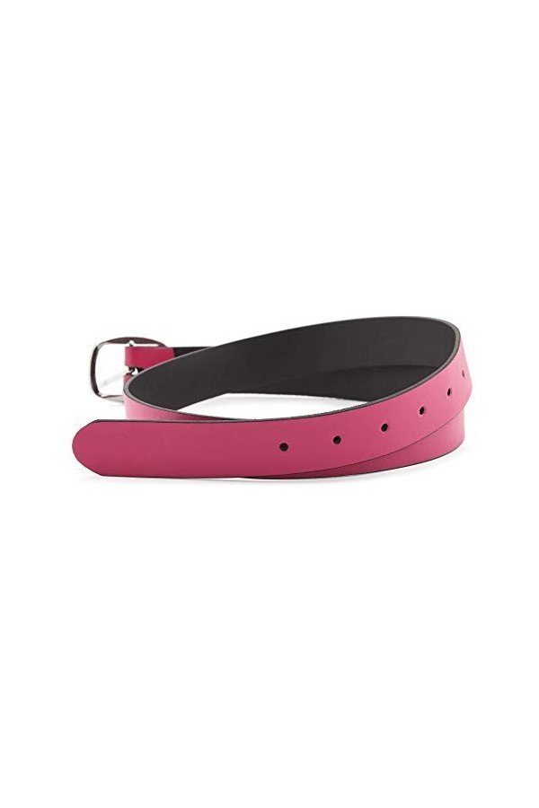 Merry Style Ceinture en Cuir Véritable Femme D41 Rose, 90 cm Longueur totale 109 cm 