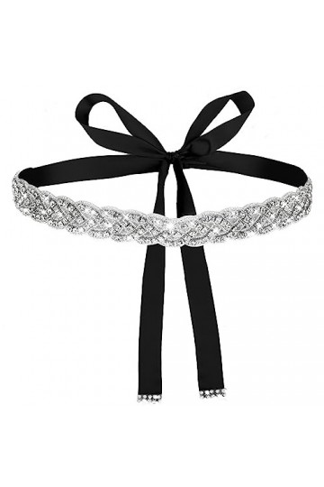 Amaxiu Ceinture de mariage en strass de mariée fabriquée à la main pour femme, ceintures en cristal scintillantes pour femme,