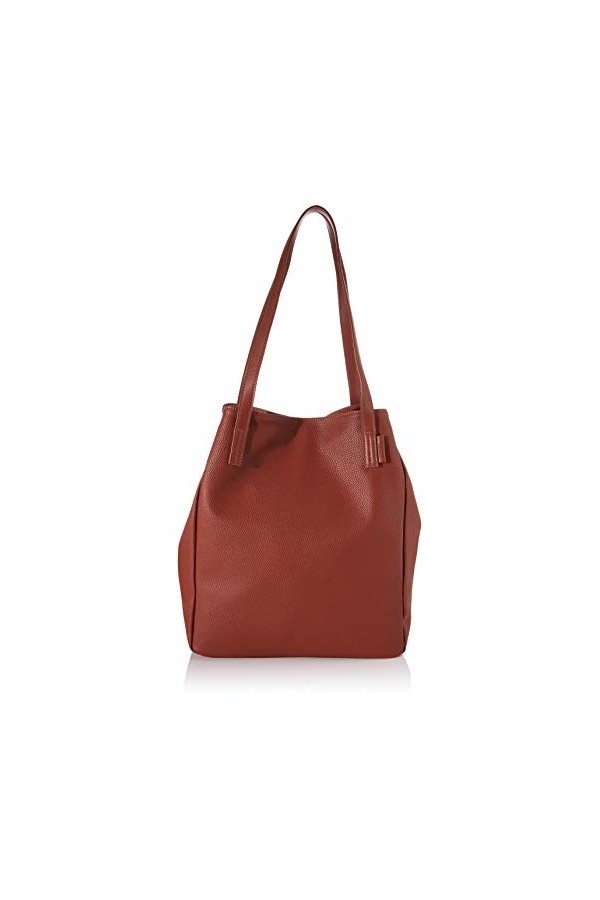 TOM TAILOR Denim Arona, Cabas Femme, Noir Schwarz , 41x35x14 Centimeters W x H x L 