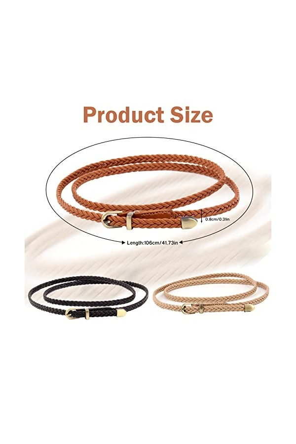 Mnixy 1 Ceinture, Kaki, L Femme