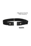 RY-EARL Sans boucle Ceinture élastique Sans boucle Ceinture Femme Ceinture Stretch sans boucle Ceinture invisible pour Jeans 