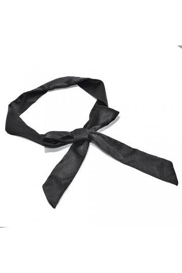 LYQNIHOB Ceinture de mariée en satin noir pour femme - Accessoire élégant pour robe doccasion spéciale - Ruban classique pou