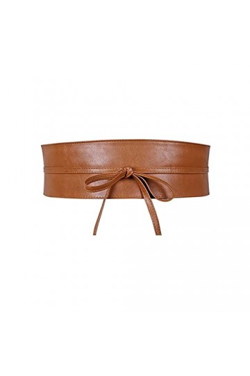 Liitata Ceinture large pour femme - Ceinture à nouer - Ceinture en cuir - Ceinture de taille - Ceinture de mode - Cinch - Cei