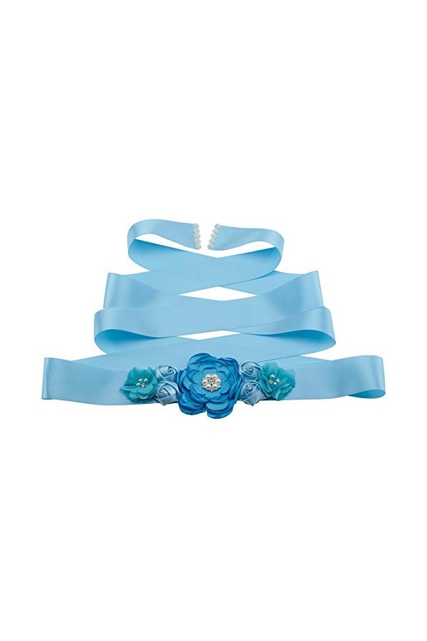 MoreChioce - Ceinture - Femme bleu ciel taille unique