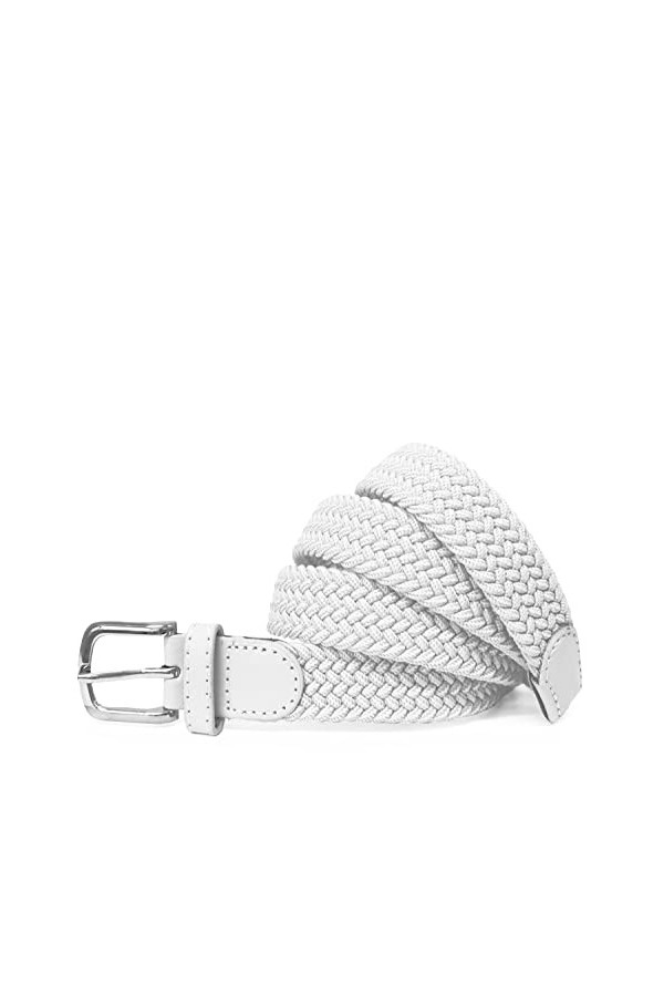 Gloop Ceinture en toile élastique pour femme tressée Ceinture élastique de 2,5 cm pour femme