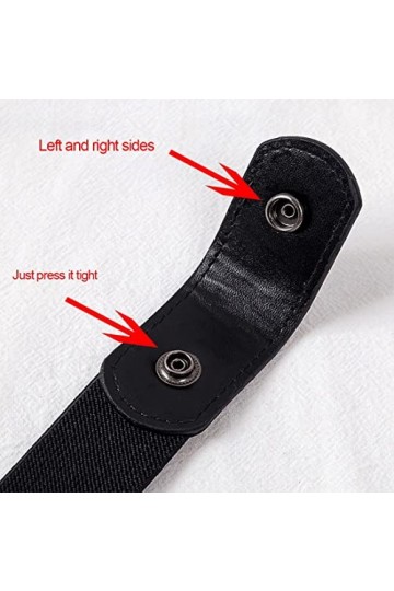 1 Pièces Ceinture Extensible sans Boucle Ceinture sans Boucle Ceinture Élastique Invisible Unisexe pour Jeans Pantalons Ceint