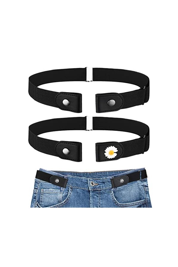 SCJJZ ceinture femme,ceinture elastique femme,ceinture sans boucle homme,Ceinture invisible sans boucle pour femme sans trace