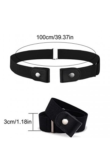 SCJJZ ceinture femme,ceinture elastique femme,ceinture sans boucle homme,Ceinture invisible sans boucle pour femme sans trace