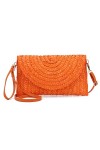 LHHMZ Pochette en Paille pour Femme Sacs à Main dété Sacs à bandoulière tissée de Plage