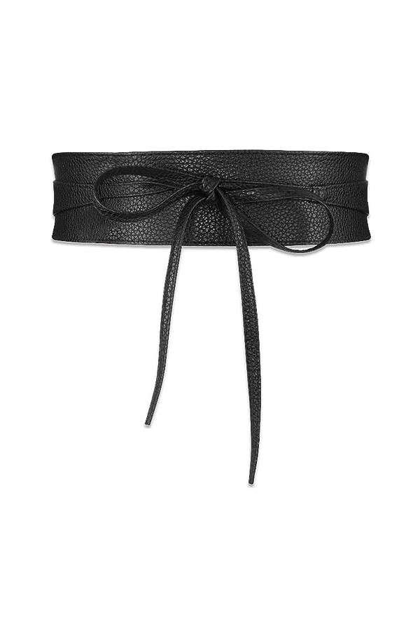 JOCXZI Ceinture pour femme, 1 pièce - large ceinture, ceinture à la taille avec lacets et cravates, ceinture Obi pour femme l