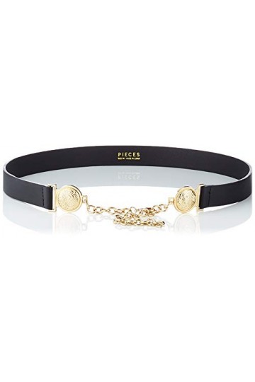 PIECES PCROSINE Waist Belt Ceinture, Noir, 55 Femme