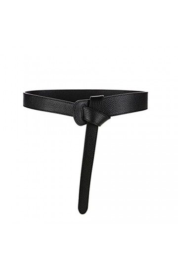 Aabellay Corset en cuir synthétique pour femme - Ceinture rétro nouée avec nœud papillon - Style boho - Costume dHalloween -