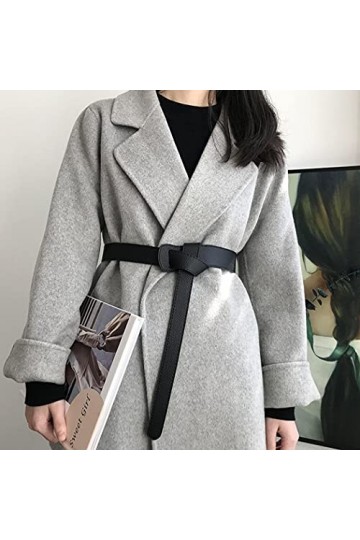 Aabellay Corset en cuir synthétique pour femme - Ceinture rétro nouée avec nœud papillon - Style boho - Costume dHalloween -