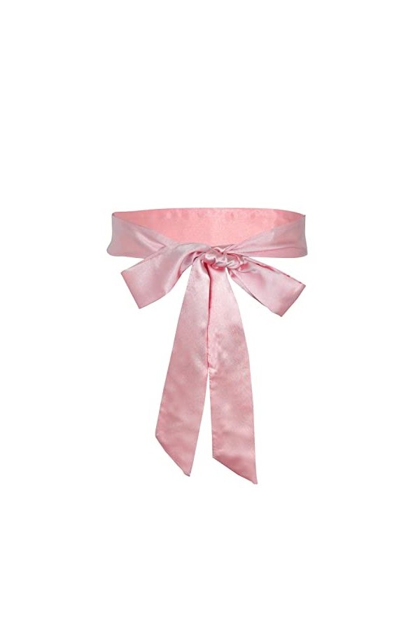 TeeYee Ceinture Satin Obi Ceinture Classique pour Femme Fille 170cm L, Rosa 