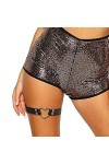 Ushiny Punk femmes ceintures en cuir corps ceinture Halloween accessoires Rave tenue pour femmes et filles