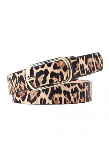 GALPADA Femmes De Ceintures Léopard Décor Déclaration Ceintures Pour Femmes Gainé De Cuir Ceintures Pour Femmes Femmes De Cei