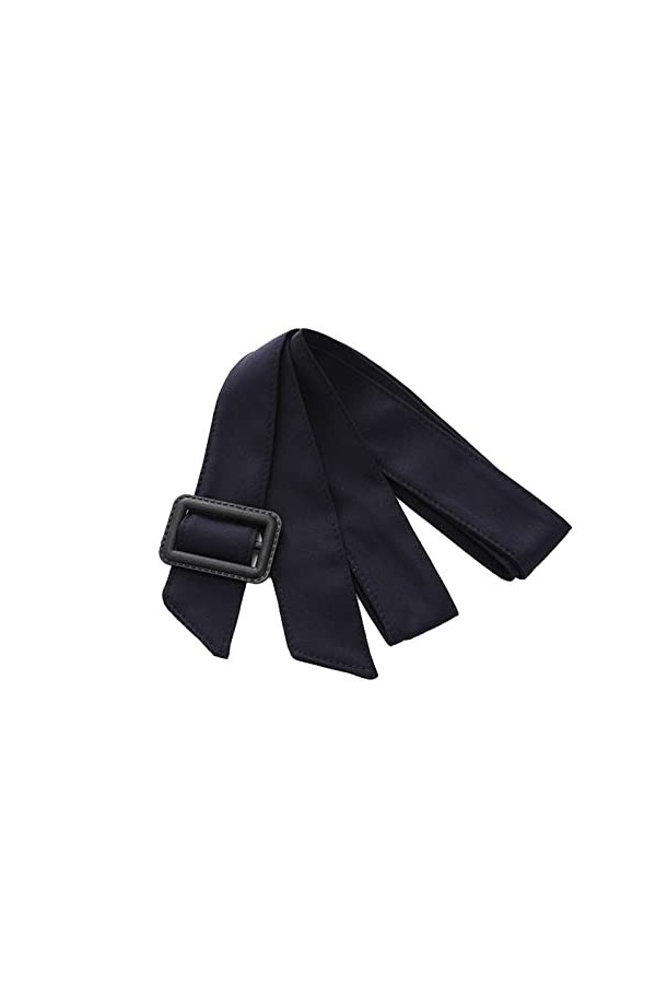 Tainrunse Dame Ceinture Dame Robe Trench-Coat Large Ceinture Accessoire De Mode Décoratif Noir 170 cm