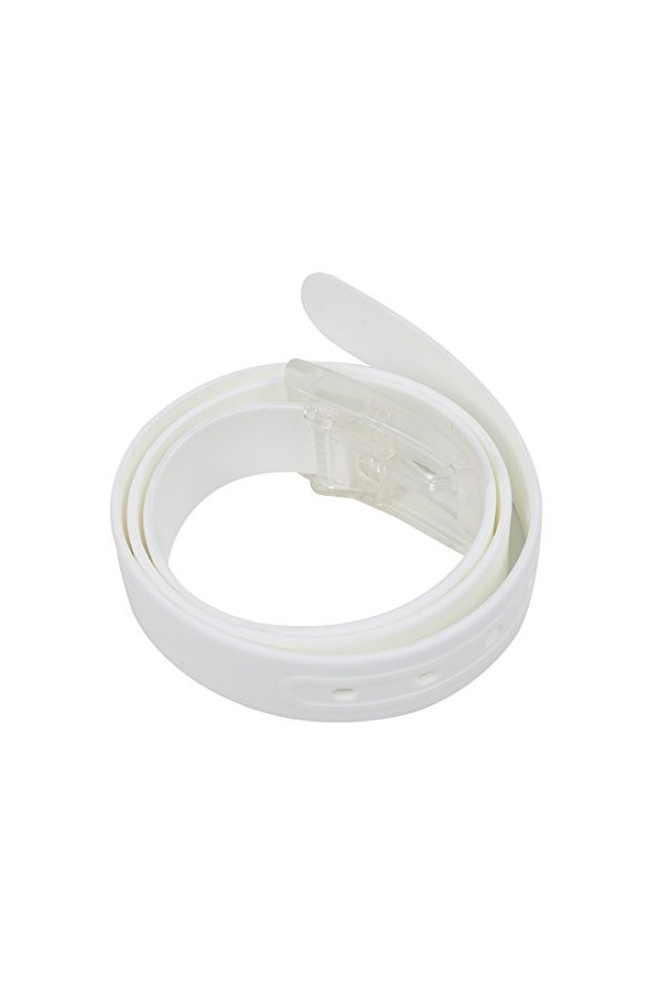 Burden Ceinture en plastique en silicone unisexe elegante - blanc