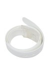 Burden Ceinture en plastique en silicone unisexe elegante - blanc