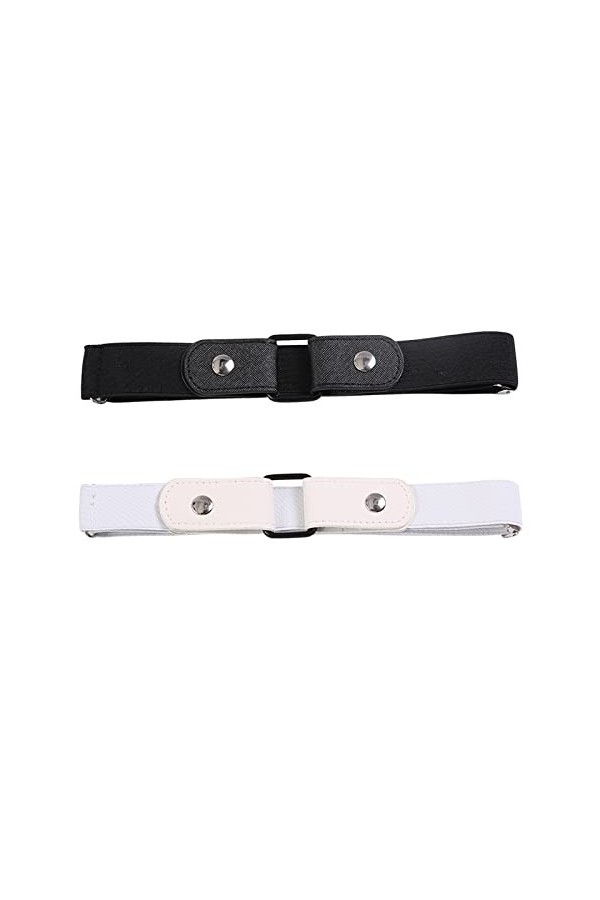 Tokaneit Ceinture Extensible Sans Boucle Ceinture Sans Boucle Élastique Invisible pour Femme Ou Homme Ceintures Invisibles 2 