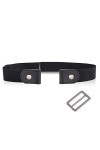 LEEQBCR 1 ceinture élastique femme, ceinture non sans boucle homme ceinture élastique, ceinture invisible 1 jean avec boucle 