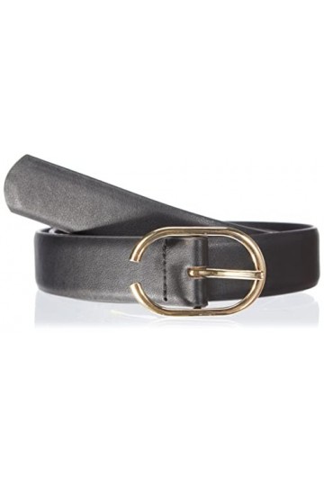 PIECES PCNINA Jeans Belt Ceinture, Black, 85 aux Femmes