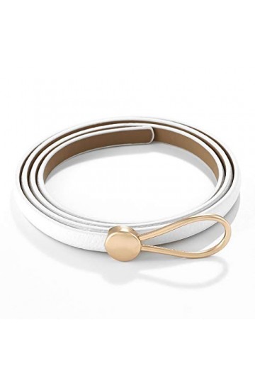 Sethain Léopard Impression Maigre Taille Ceinture Rétro Sangler Ceinture Robe jeans Ceinture pour les femmes et les filles b